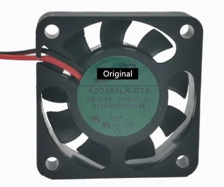 

Original 100% working FOR ADDA AD0405LX-G70 40mm 4cm DC 5V 0.08A 40x40x10 mm quiet mini silent axial cooling fans