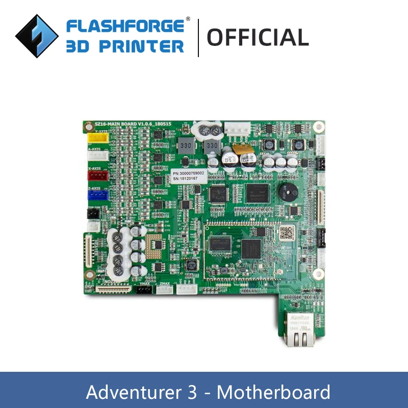 Запчасти для 3D-принтера Flashforge материнская плата Adventurer 3 упаковка бесплатная