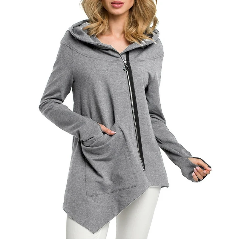 

Women Hoodies Sweatshirts Women Tops Zipper Cotton Sweatshirts Oversized Hoodie Pullover Long Sleeve Female Coat Plus Size