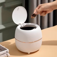 fashion desktop trash can creative luxury dustbin bin household mini bedside waste bin tea table small garbage bucket