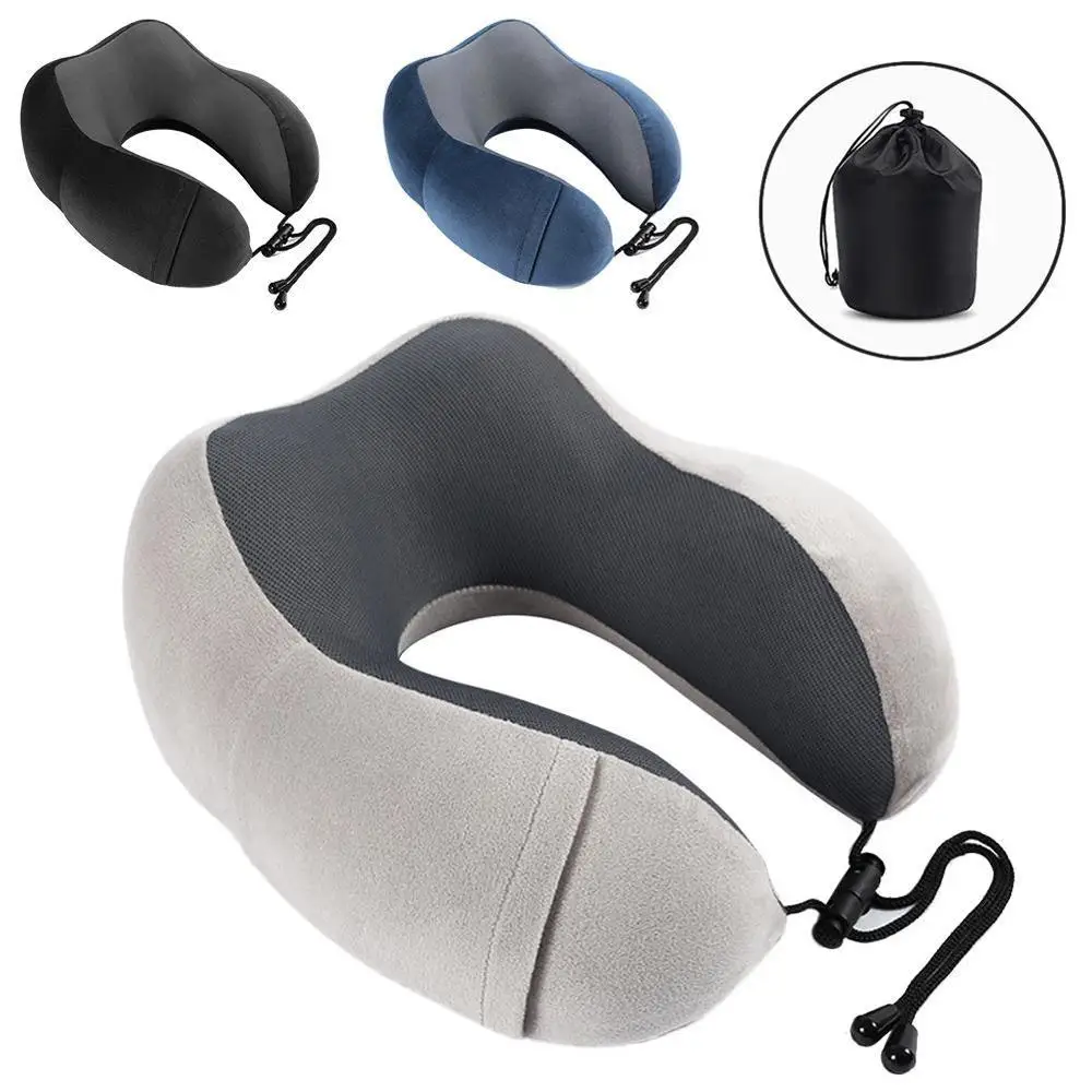 Подголовник для автомобиля дорожная память u образная пена подушка покрытие из