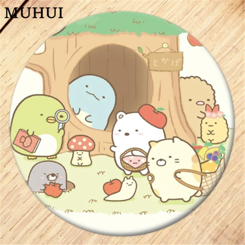 Мультфильм Sumikkogurashi Sumikko Брошь булавка уголок Значки для создания одежды рюкзак