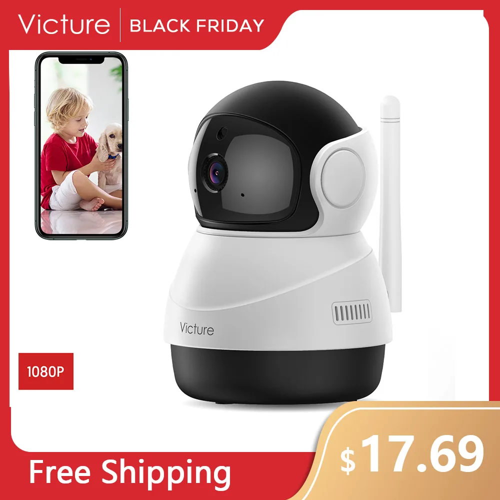 Victure PC530N 1080P Wi-Fi радионяня с камерой 2 4 ГГц домашняя камера безопасности