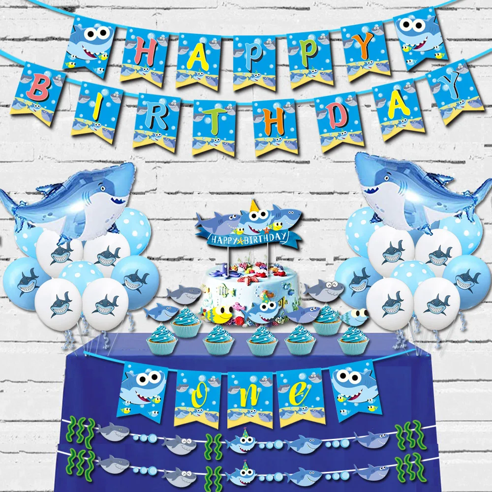 Фотофон с животными и акулой|Украшения своими руками для вечеринки| |