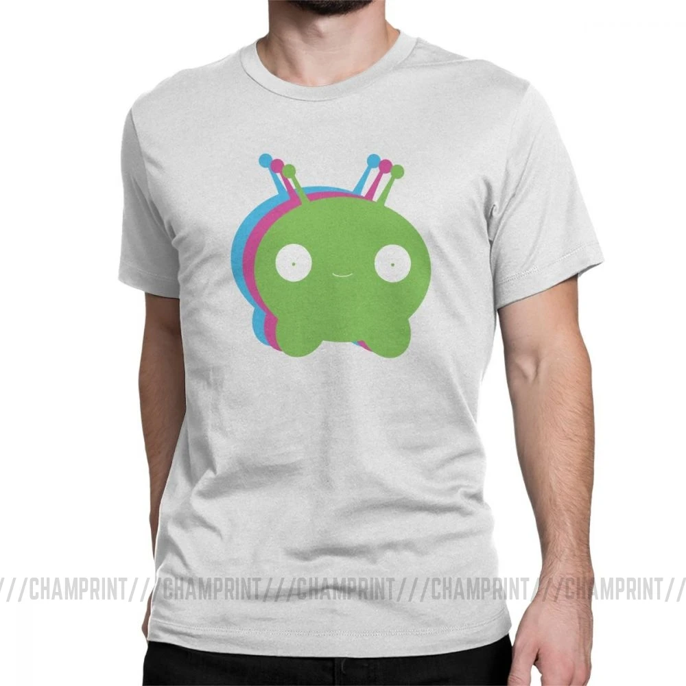 Chookity Dookity Mooncake футболка для мужчин Final Space размера плюс одежда с коротким рукавом Забавные футболки с круглым вырезом хлопковые футболки размера плюс - Цвет: Белый