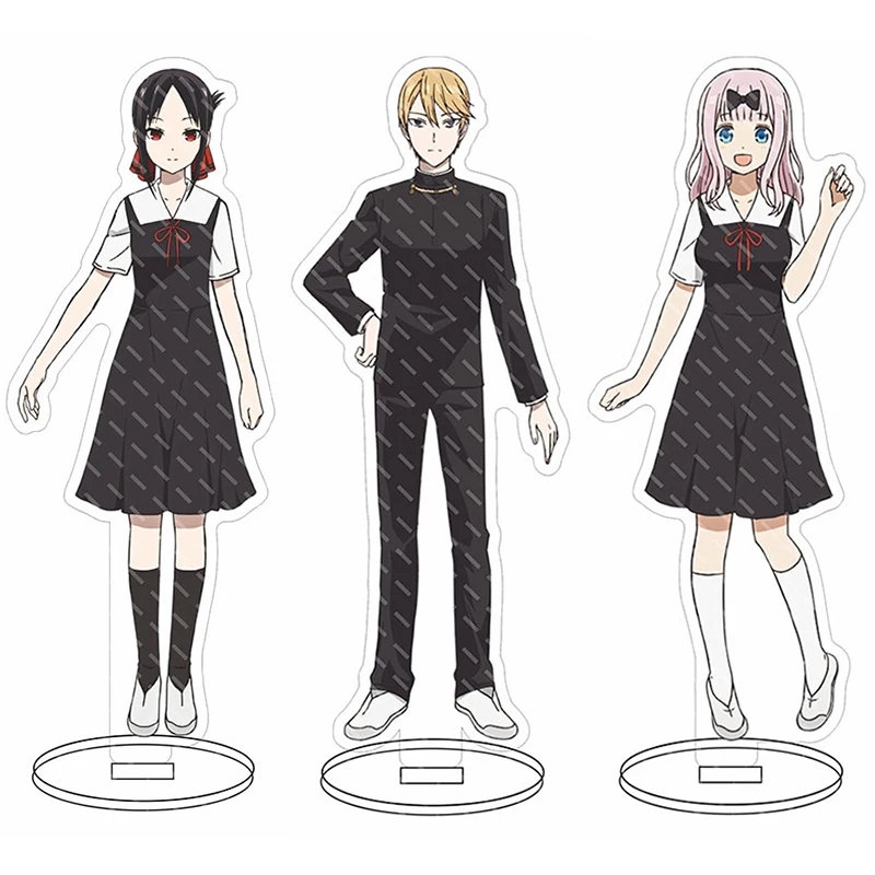 Аниме Kaguya-sama: Love Is War акриловая модель на подставке Plate Desktop Decor Shinomiya Kaguya Shirogane Miyuki