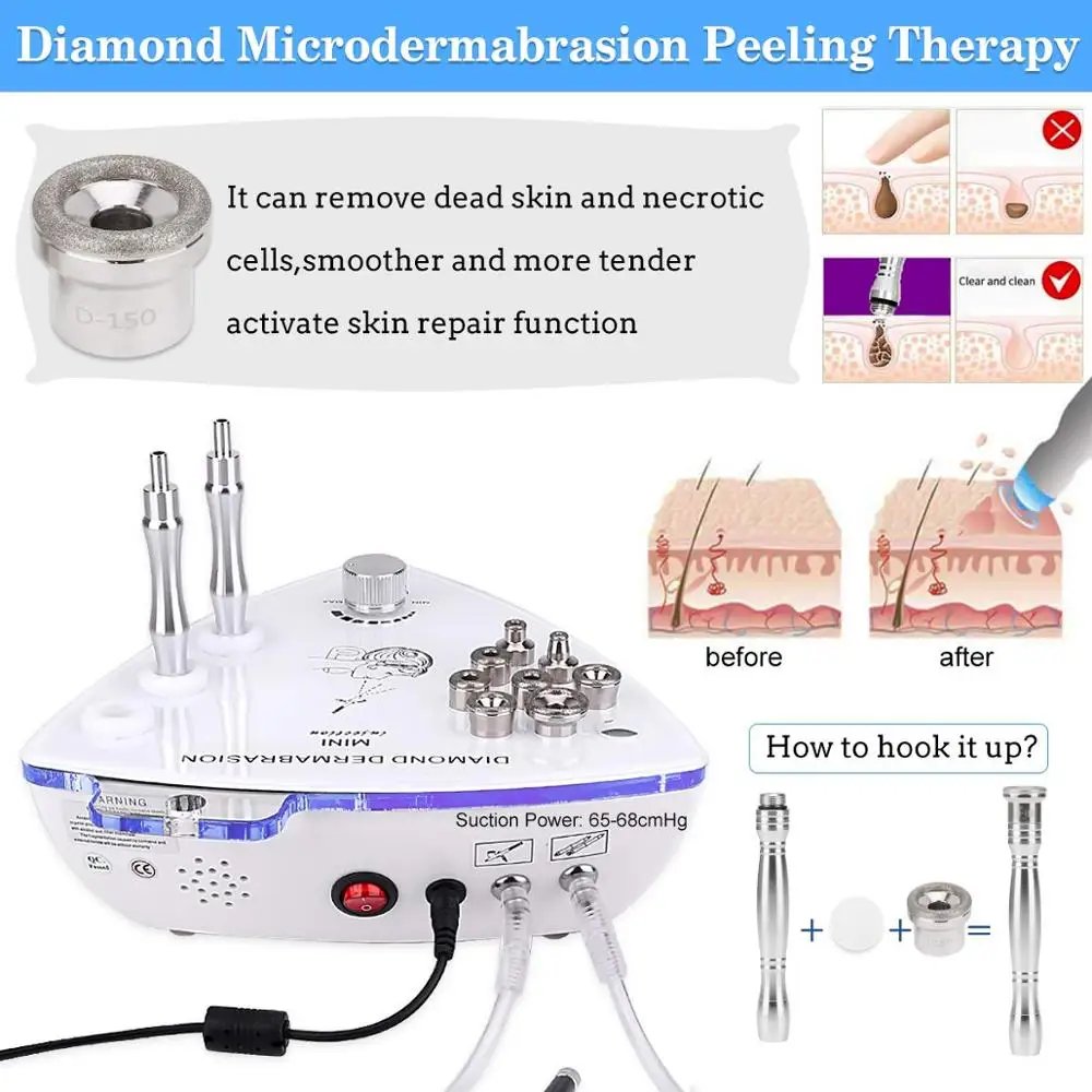 

Diamond Microdermabrasion Dermabrasion Machine Facial Beauty Vacuum Spray Suction Vacuum Suction Exfoliation Facial Massage