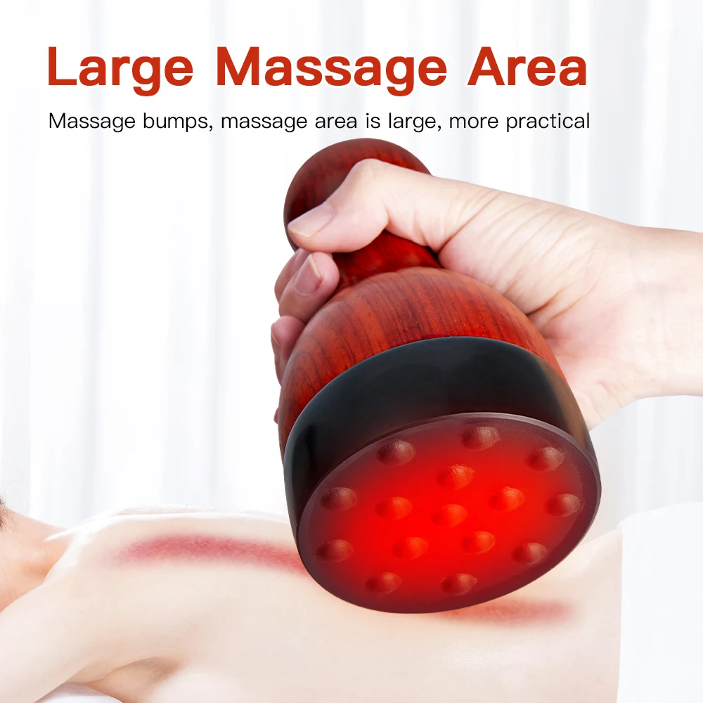 

Energy Stone Neck Back Massager Digital Screen Timed Fat Burning Weight Loss Relief Pain Anti-Cellulite Gua Sha Massage Tool Spa