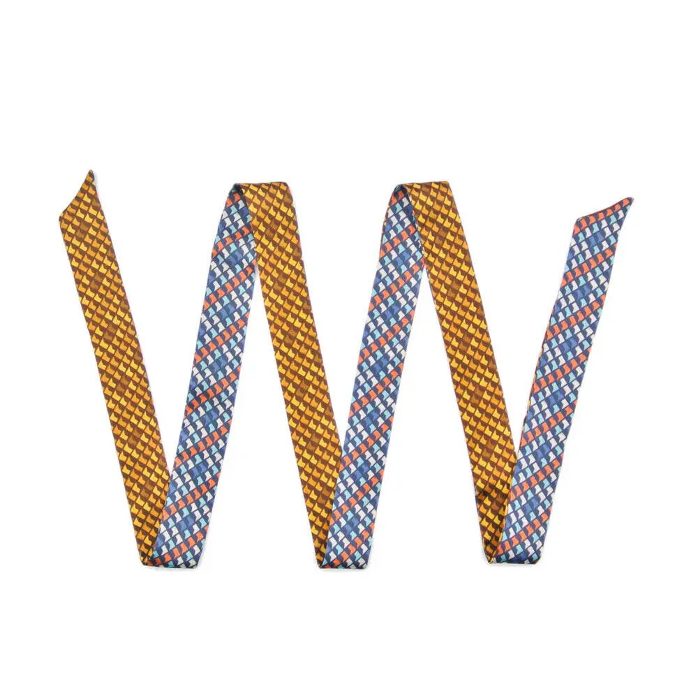 63 &quotЖенский обтягивающий атласный шарф Экстра длинный однотонный ленточный