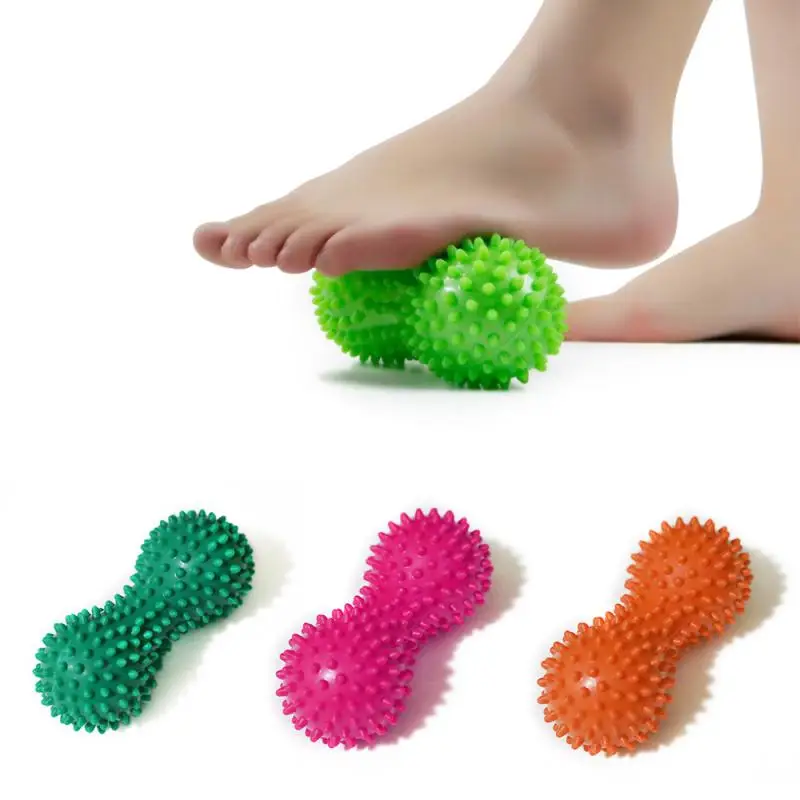

Peanut Massage Ball Fitness Sport Yoga Ball Relieve Body Stress PVC Resistant Foot Spiky Muscle Massager Trigger Point Foot Tool