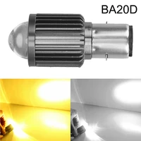 6000k h4 ba20d moto led bulbs fog lights motorcycle headlight lens lamp drl scooter whit yellow csp atv accessories