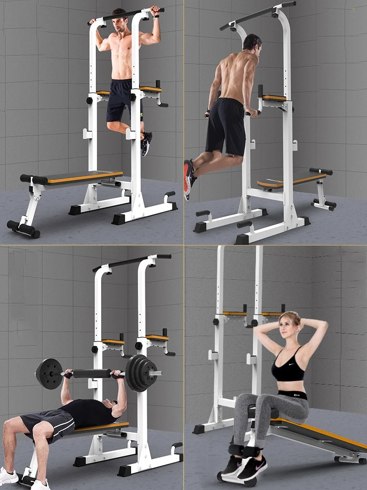 

Multifunctional Single Parallel Bar Barbell Rack Weightlifting Bench Press Dumbbell Bench Training Fitness Equipment Pull-Ups