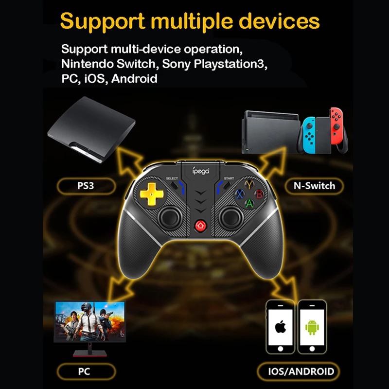 IPega PG-9218 Bluetooth беспроводной геймпад для Nintendo Switch Android Ios PC PS3 Pubg контроллер Джойстик