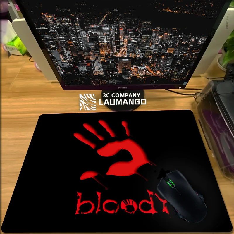 

Gaming Mouse Pad Speed Bloody Desk Mat Mousepad Gamer Accessories Pc Mats Mausepad Mouse for Computer Carpet Keyboard Anime Pads