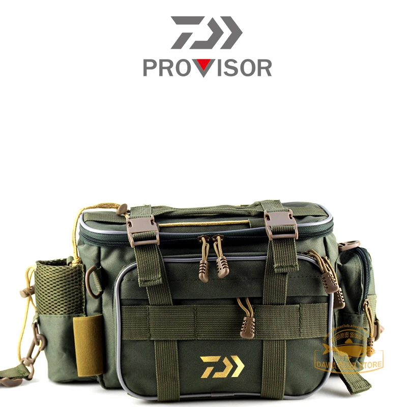 

DAIWA Fishing Bag Fishing Tackle Bags Multifunctional Waist Pack Fishing Lures Gear Storage Bag Single Shoulder Crossbody Bag