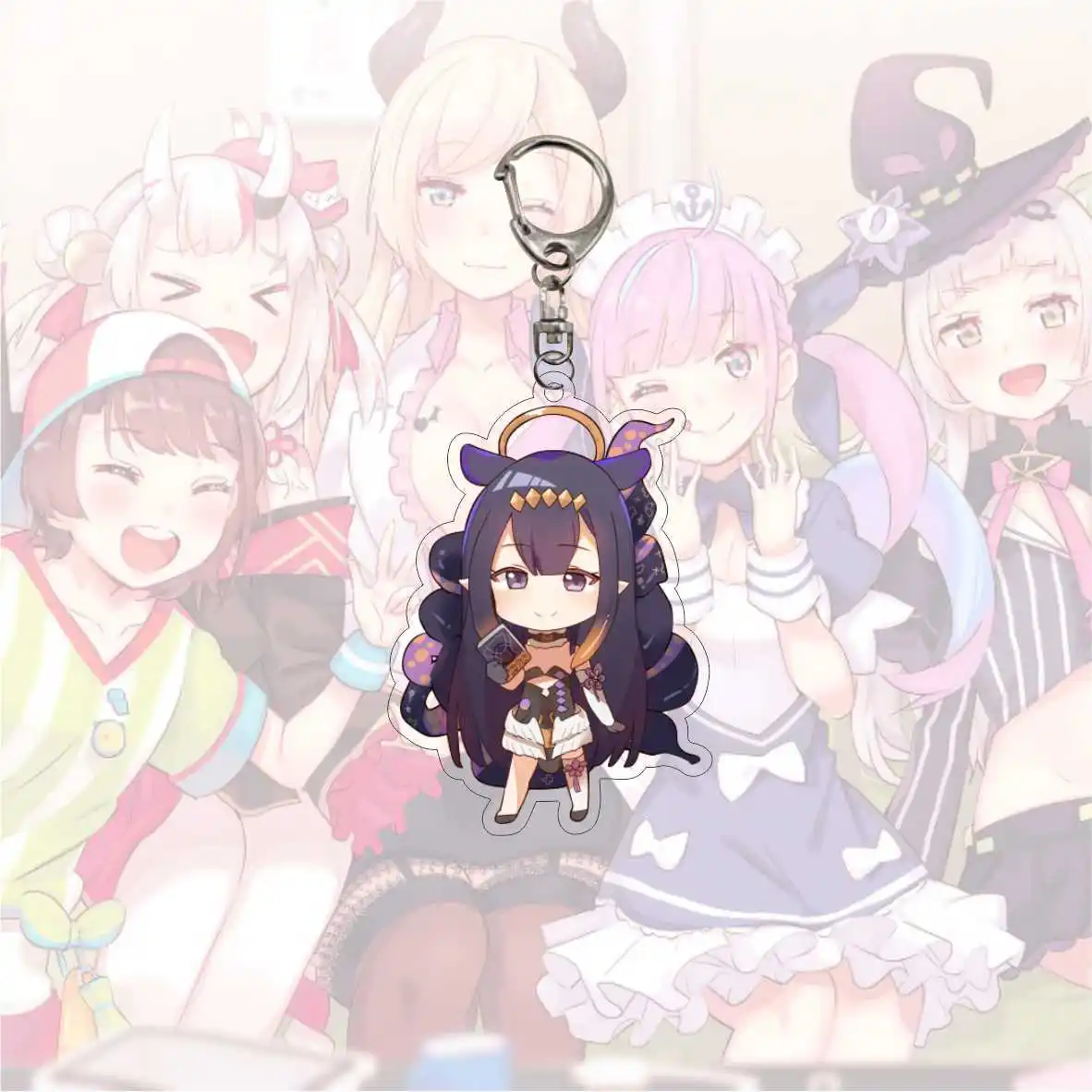 Брелок для ключей фантазия Hololive Vtuber Kagura Нана Inugami Korone Shirakami Fubuki Косплей Аниме