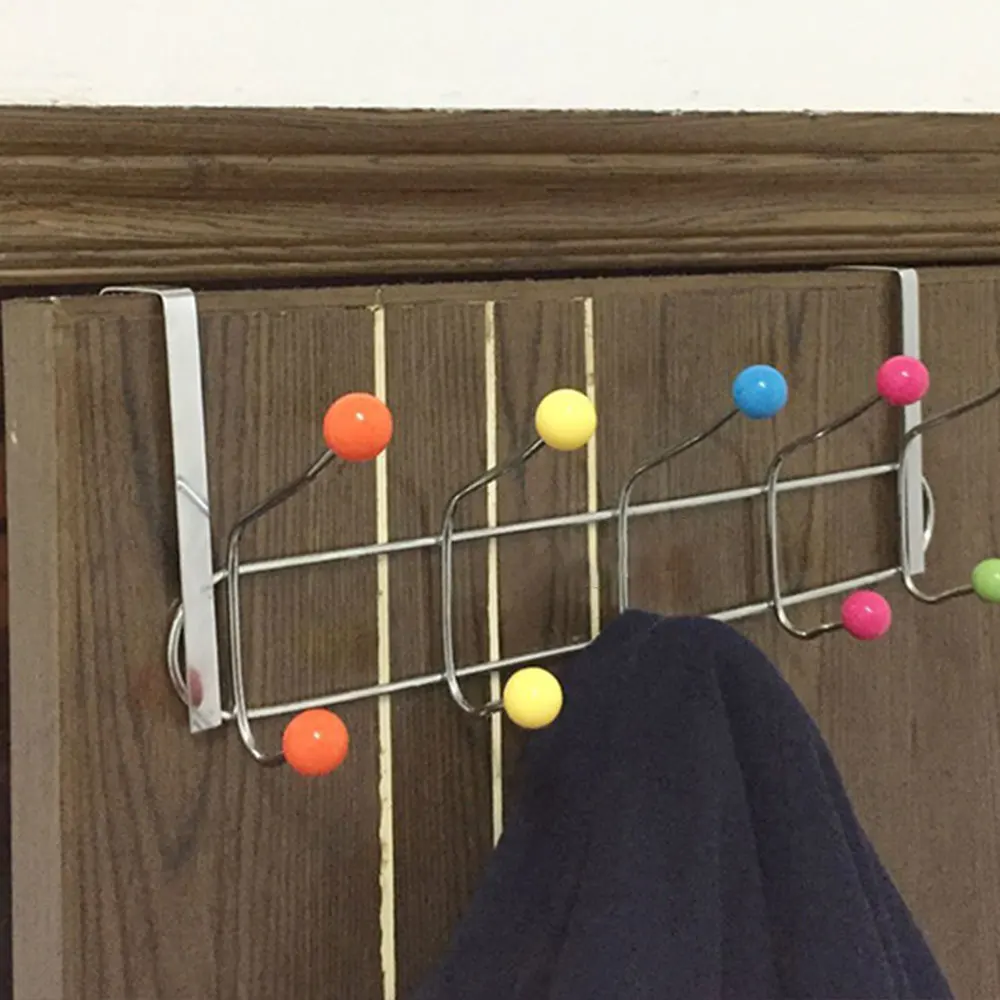 Вешалка для одежды с крючком не оставляющим следов 10 крючков кухни спальни