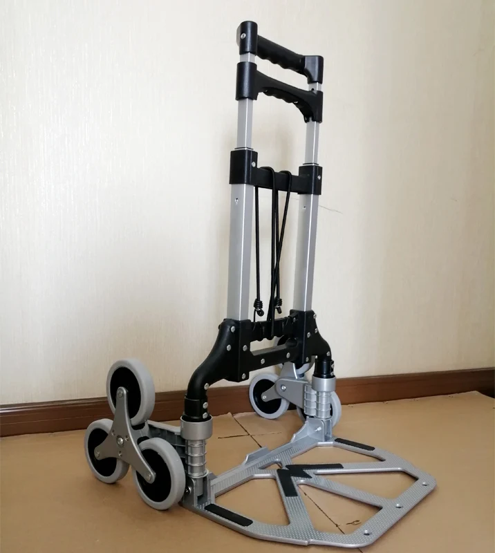 Лестницы на лестницы складной шестиколесная для шоппинга альпинизм Портативный