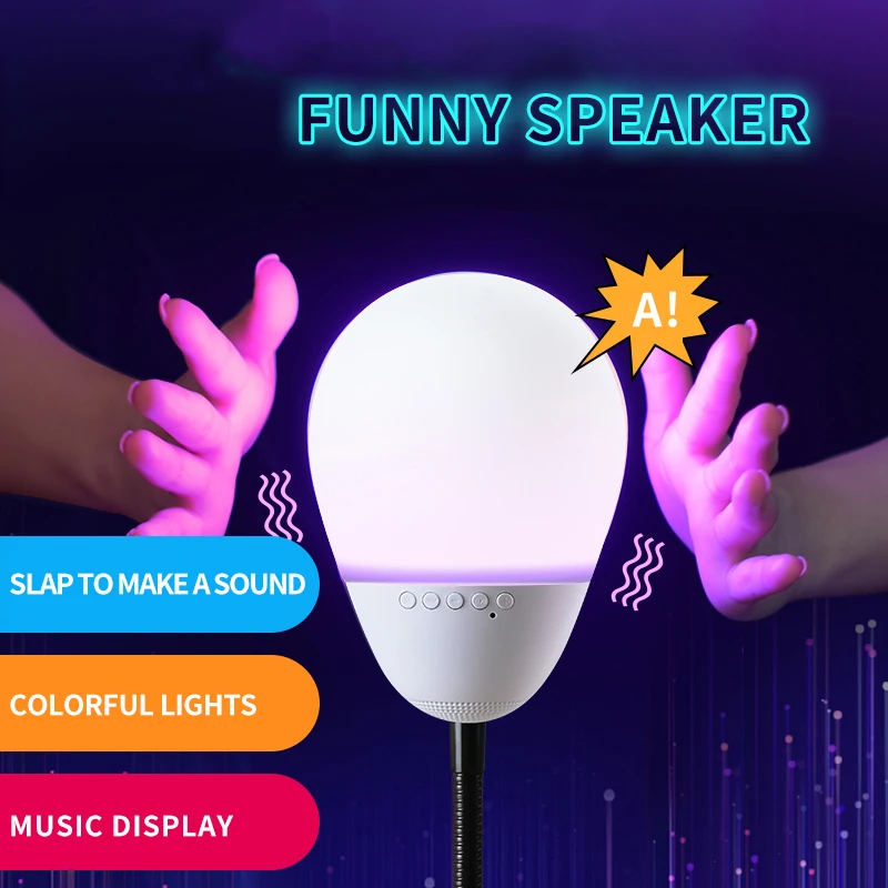Ночной светильник Забавный шум для создания слепков лампа Bluetooth Динамик USB вечерние красочные s
