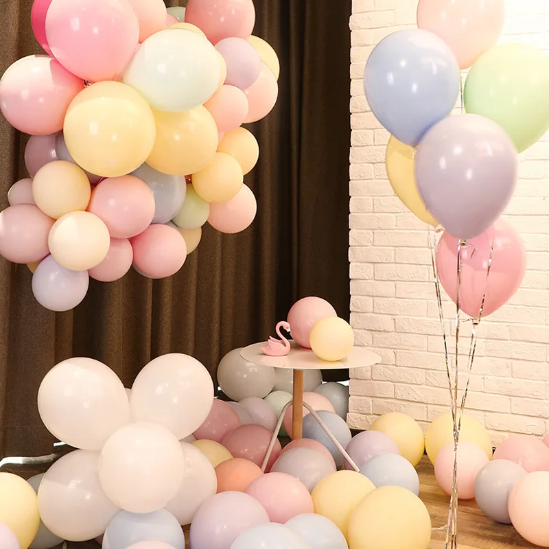 

10/20/30pcs 5/10/12inch Pastel Latex Balloons Macaron Pink Candy Balloon Wedding Birthday Party Decor Baby Shower Air Globos