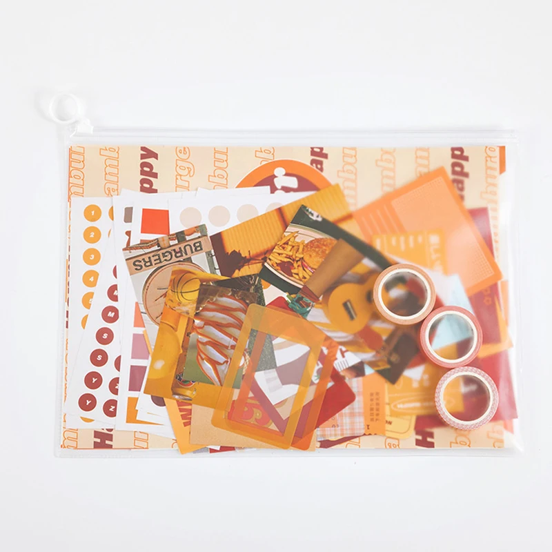 Набор декоративных стикеров для записей бумажные карточки скрапбукинга 64