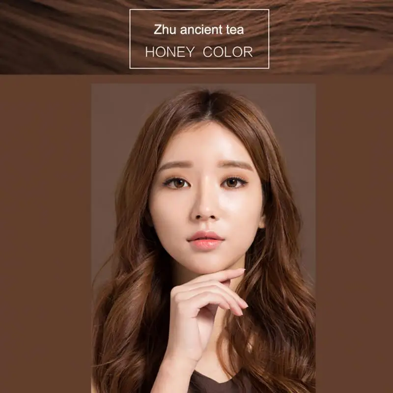 10-цветная одноразовая краска для волос маття зеленый чай популярный холодный