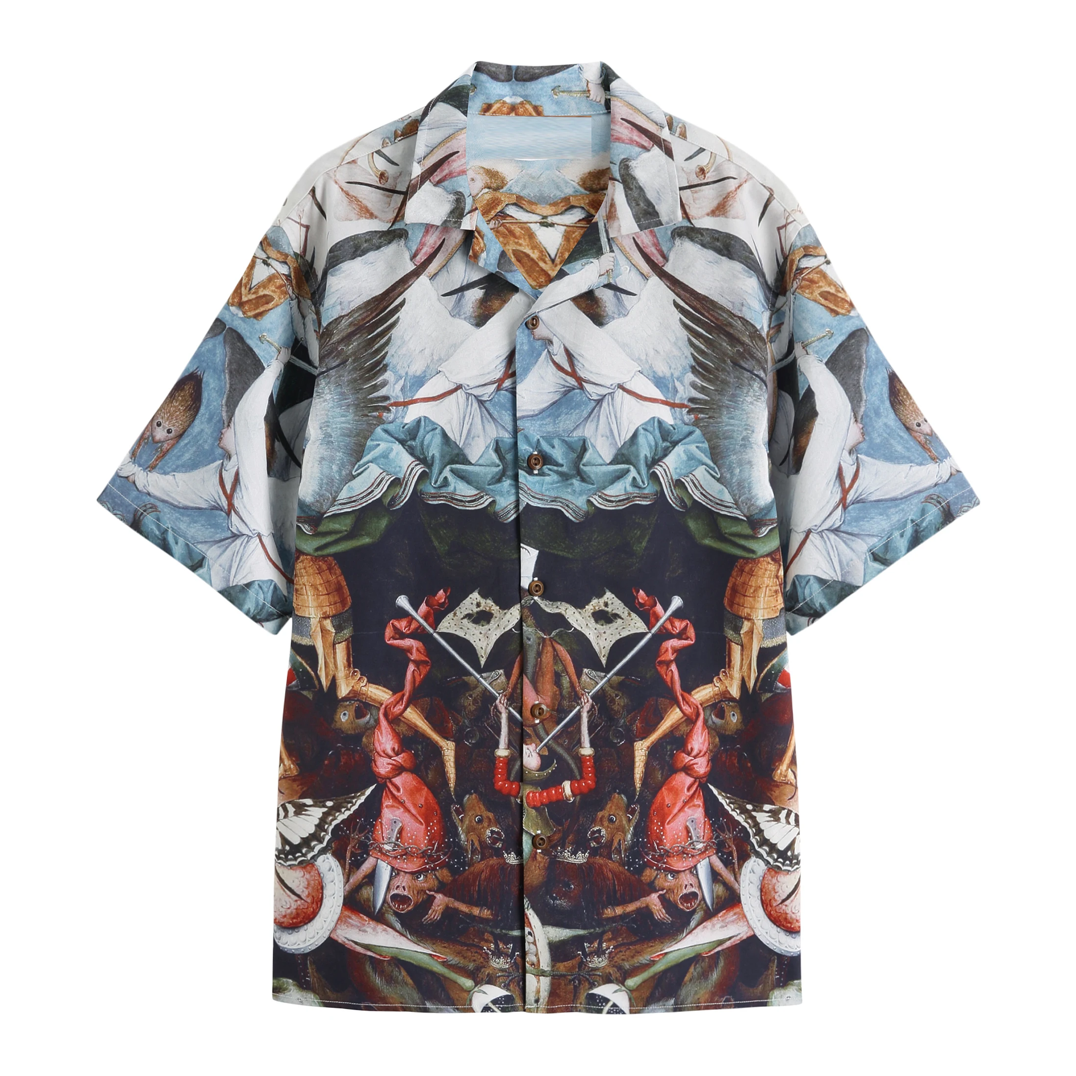 Винтажный Топ Cheerart женские рубашки летние дизайнерские блузки свободная рубашка