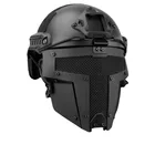 Тактическая пейнтбольная маска на все лицо, Стальная Сетчатая защитная маска, железная маска воина для стрельбы, военная маска для страйкбола, охоты, военных игр CS