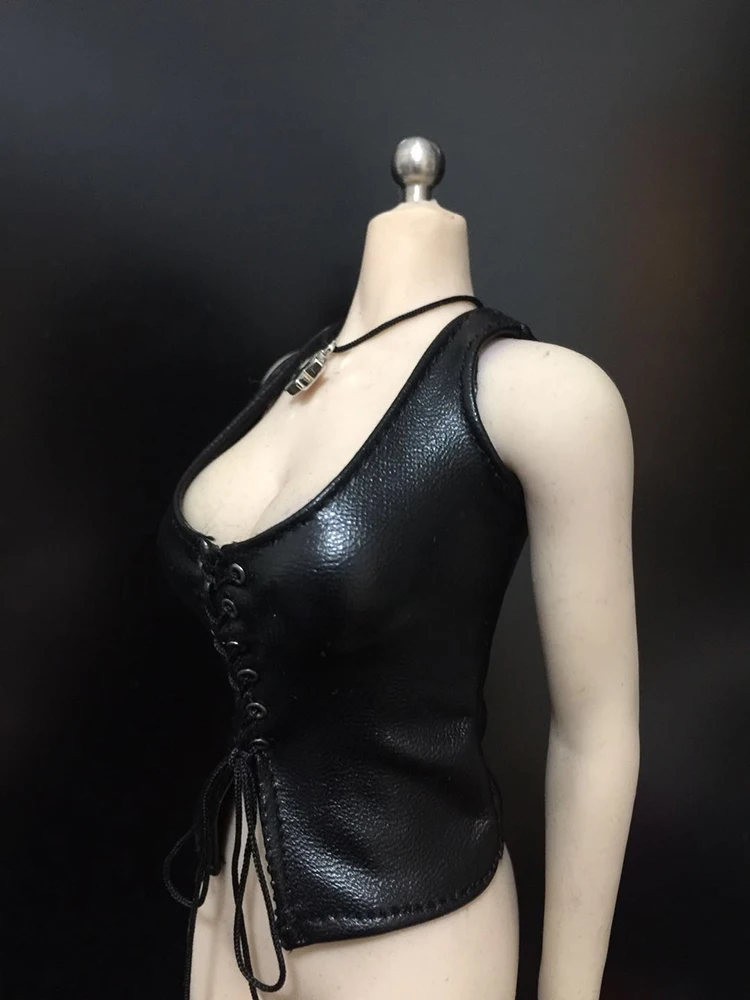 Figure Leather Clothing 1/6 Scale Clothes Ph Ud4.0 Female Soldier Imitation Vest For 12-inch Action Body | Игрушки и хобби
