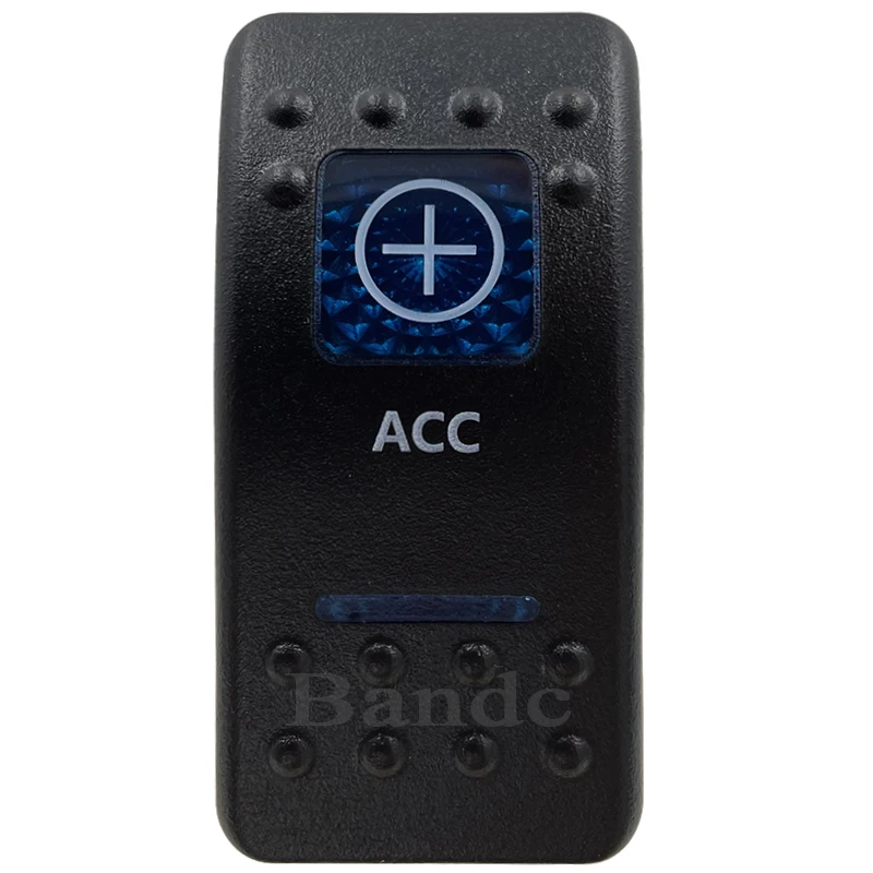 

Cover Cap Only！Car Boat RV ACC Rocker Switch Cover Cap Blue Window Labeled Control Cap Accessories