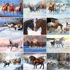 5D алмазная вышивка Стразы фото вышивка крестиком Мозаика полная квадратная вышивка алмазами животные рукоделие подарок ручной работы