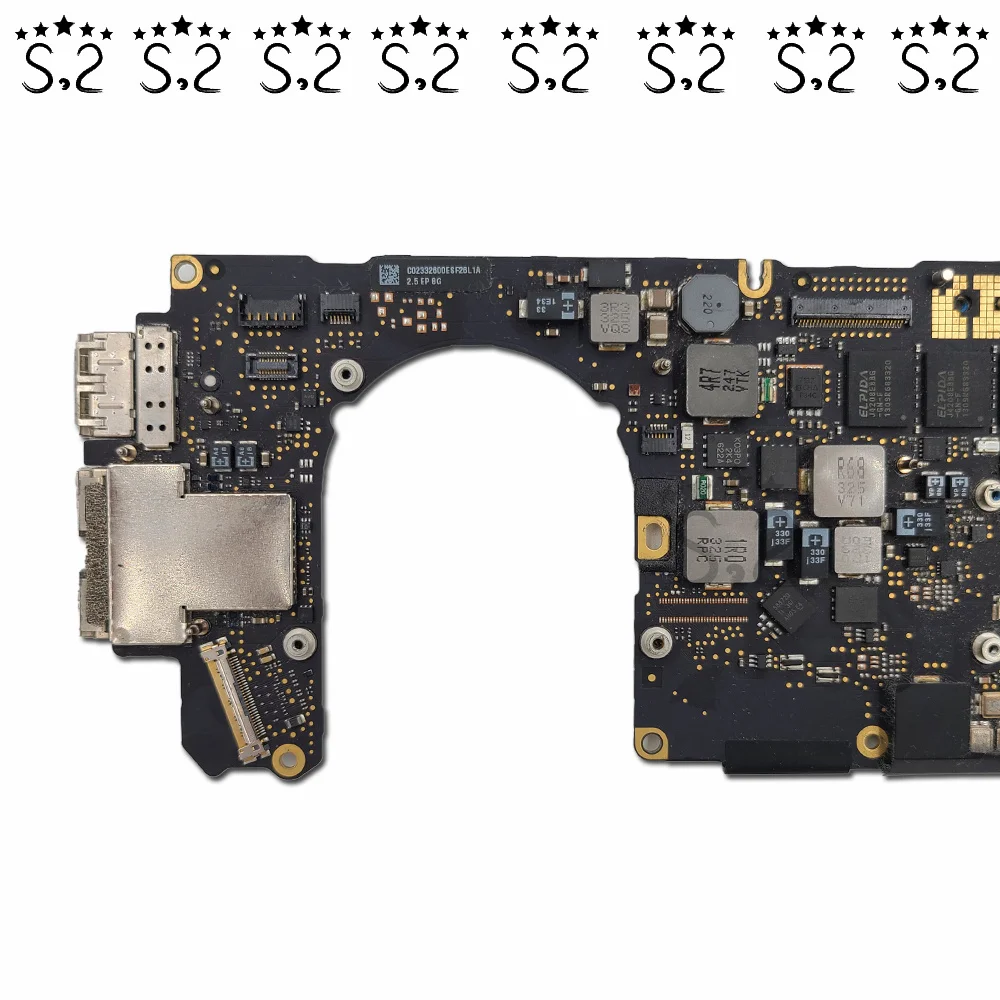 Оригинальная материнская плата 820-3462-A для Macbook Pro Retina 13 3 дюйма A1425 i5 2 5 ГГц 8 Гб 2012-2013