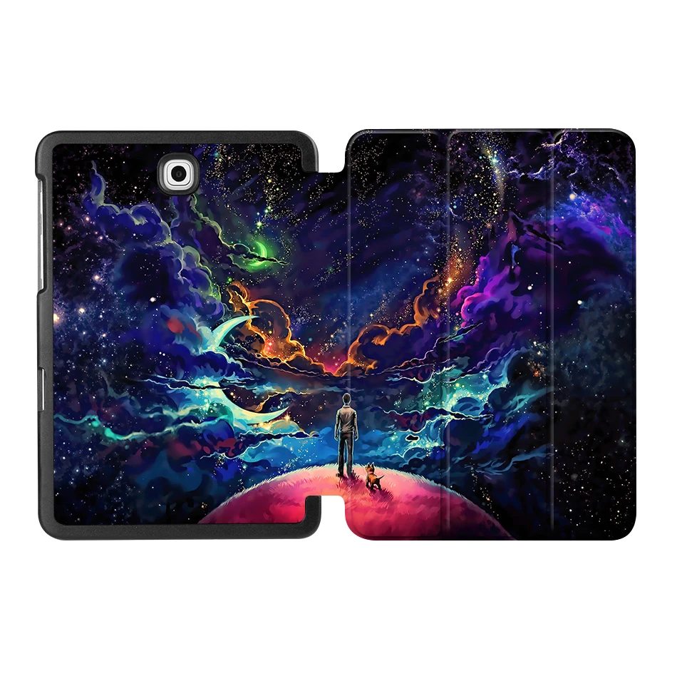 SS05 MTT для samsung Galaxy Tab S2 8," чехол для планшета SM-T710 T715 мультяшный аниме девушка из искусственной кожи флип умный чехол защитный чехол - Цвет: SS05