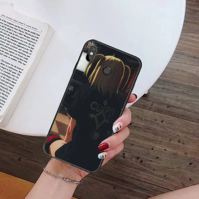 

rem misa Takeshi Obata death note Anime Phone Case For Xiaomi Redmi note 7 8 9 t k30 max3 9 s 10 pro lite