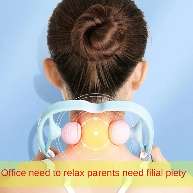 

Manual Back Lumbar Cervical Vertebra Holding Multifunctional Kneading Shoulder And Neck Body Portable Home Massage Relaxer