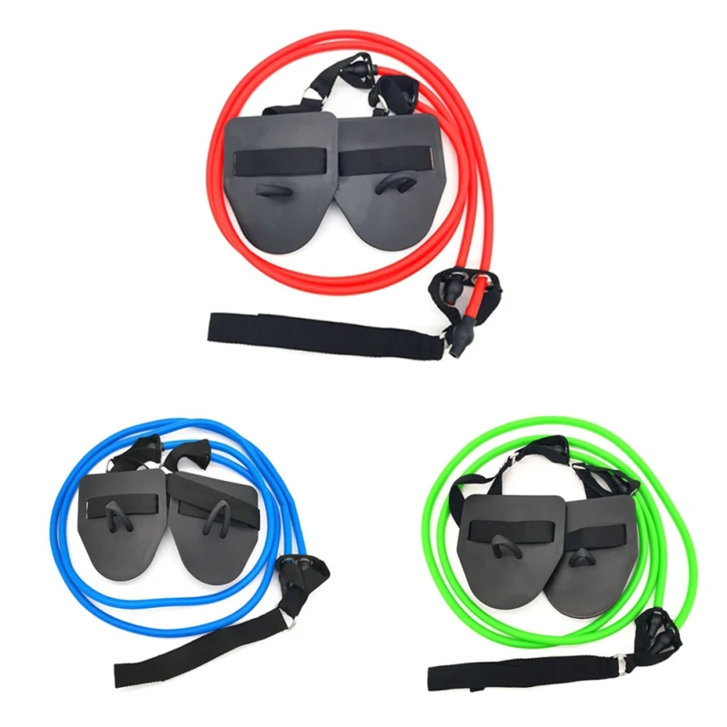 

Swimming Trainer Arm Strength Fitness Resistance Bands Pilates Stretch Pull Rope Tubes For Gym Outdoor Muscle Training