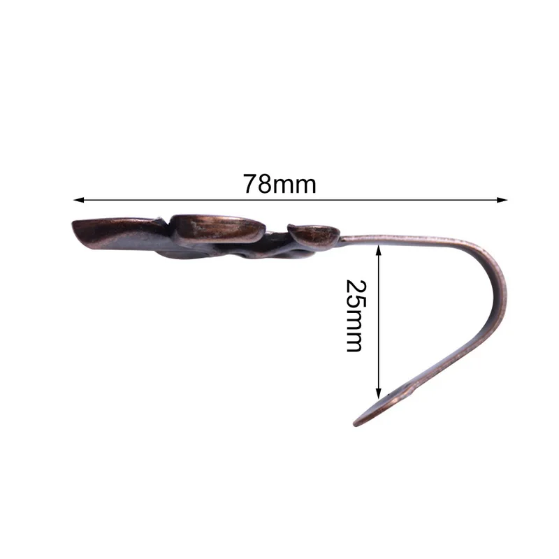 Крючок для драпировки штор в европейском винтажном стиле настенный крючок