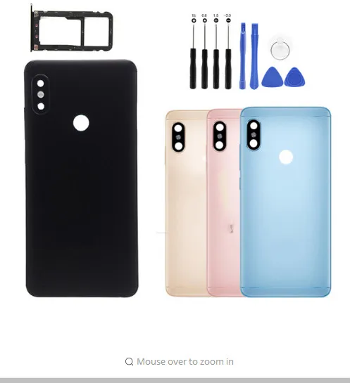 Чехол для Redmi Note 5 чехол Xiaomi Pro задняя крышка аккумулятора сменная часть корпуса