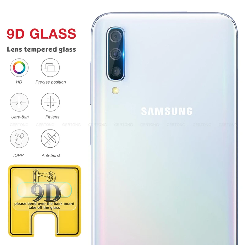 Защитное стекло 9D для задней камеры Samsung S10e S10 Plus A20 A30 A50 A70 | Мобильные телефоны и