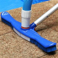 durable 20inch swimming pool cleaning brush head pond spa wall floor broom cleaner tool spa surfaces