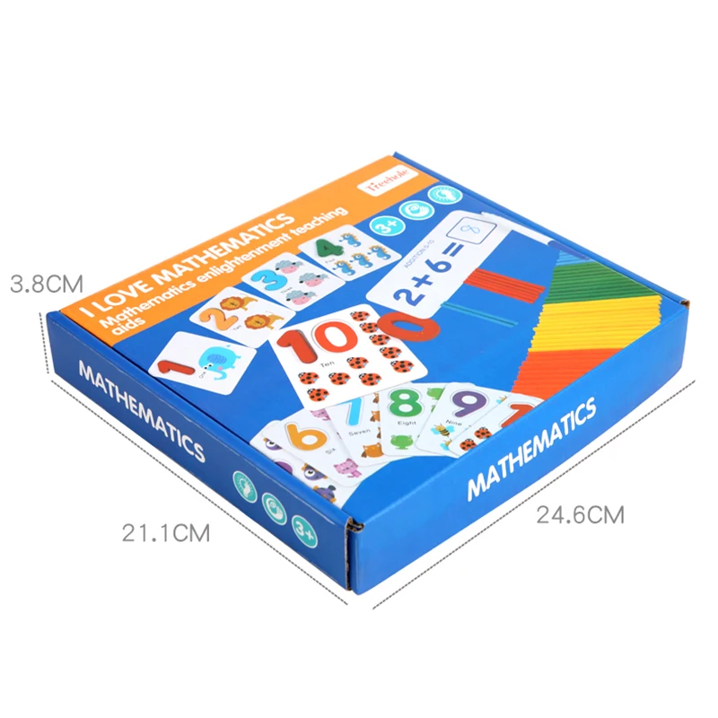 Детские математические игрушки деревянная арифметическая игрушка цифровые