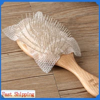 cleaning net for hair brush comb airbag pet comb brush cleaning sheet pad comb protection net portable comb paper