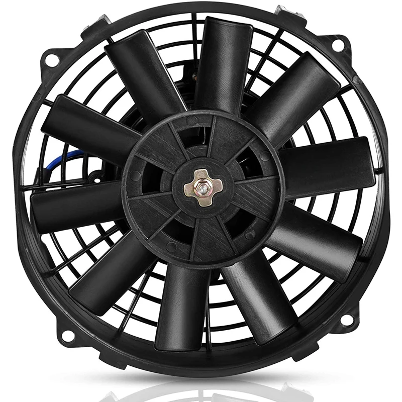 

Universal Slim Fan Push Pull Electric Radiator Cooling Fans 12V 80W Engine Fan with Mount Kit(Diameter 12 Inch)