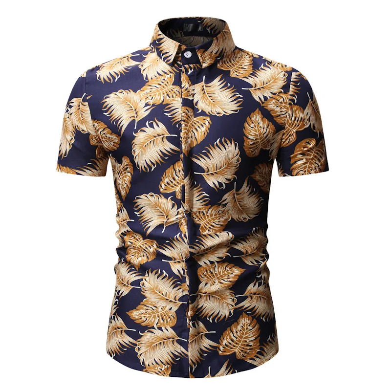 

Men S Floral Print Luxury Summer Hawaiian Shirts Short Sleeve