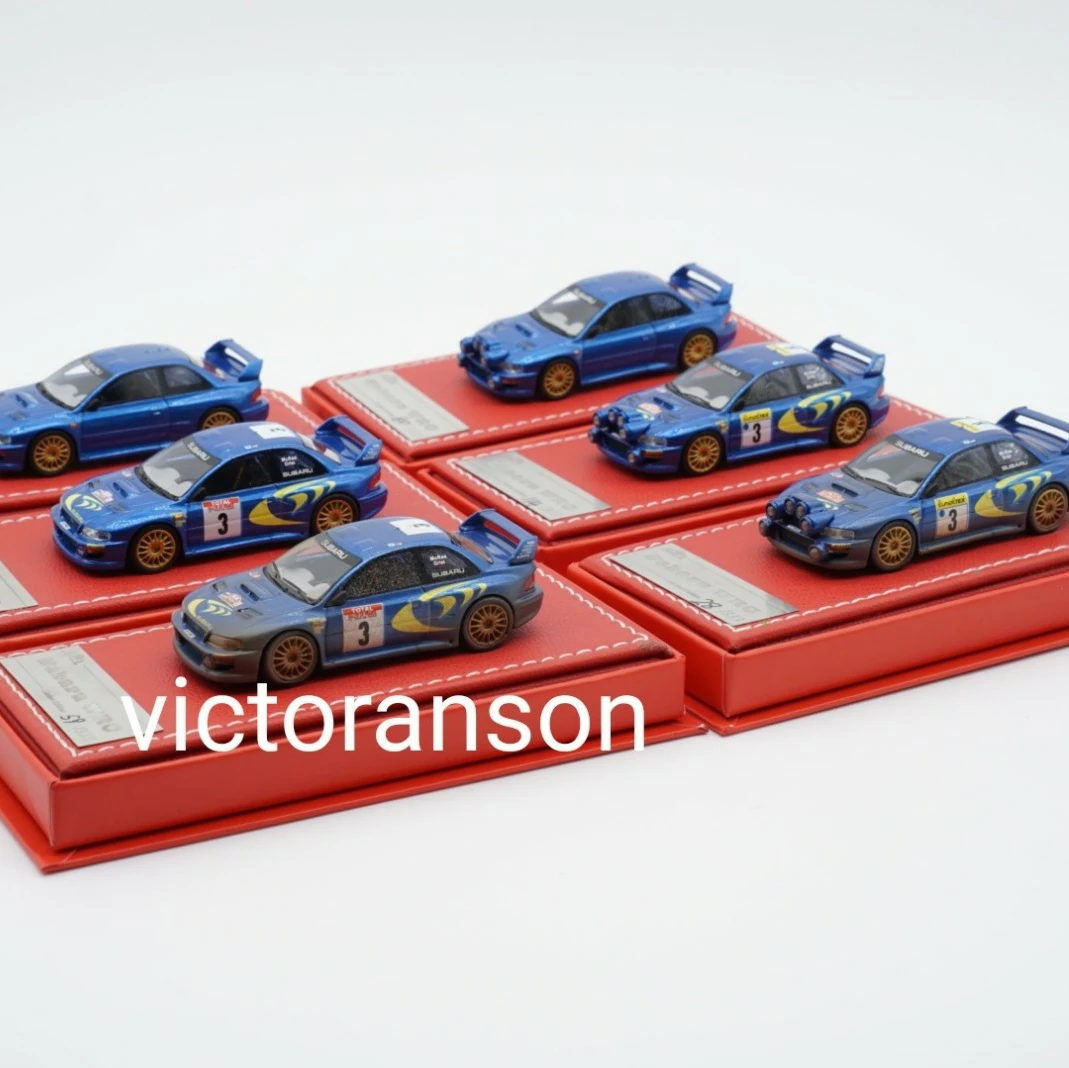 VIP 1:64 WRX Subaru Impreza резиновая модель автомобиля раллийный автомобиль ограниченный