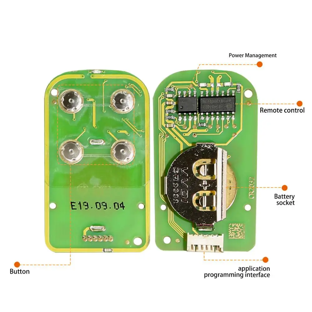 Ключ для гаражной двери XHORSE XKXH03EN VVDI Key Tool 5 шт./лот |