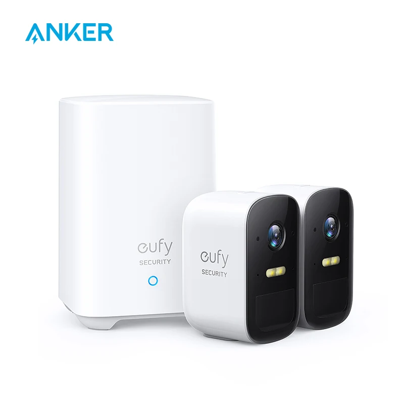 aliexpress - eufy Security, eufyCam 2C 2-Cam Kit, Wireless Home Security System with 180-Day Battery Life, HomeKit Compatibility, 1080p HD