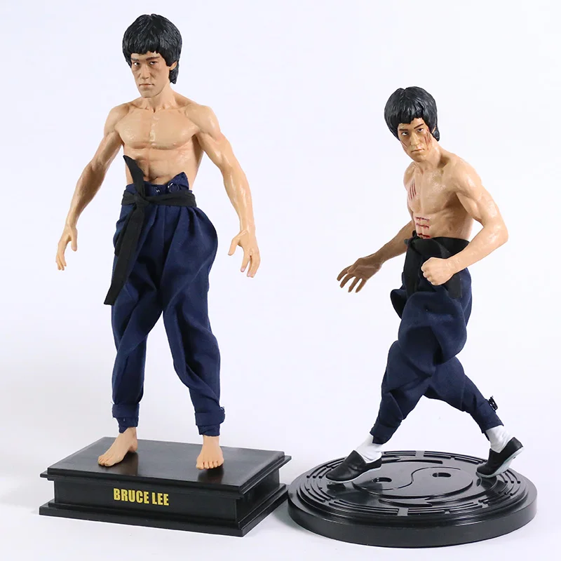 

Bruce Lee Figure The Return of the Grand Master Dragon Tiger Fighting Real Clothes