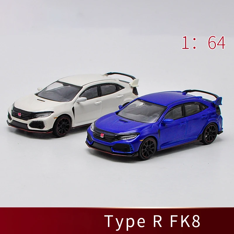 

New 1:64 HONDA CIVIC TYPE-R FK8 Alloy Car Model Diecasts & Toy Vehicles Toy Cars Kid Toys For Children Gifts Boy Toy