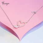 Thaya модные Многослойные Подвески с замком из розового золота ожерелья для женщин золотые металлические брелки сердце Чокеры 2020 трендовые новые ювелирные изделия подарок